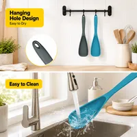 🔥Free Shipping🔥Multifunction Cooking Spoon Spatula for Non Stick Cookware BPA Free One Piece Design thumbnail 5