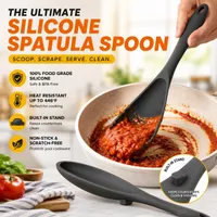 🔥Free Shipping🔥Multifunction Cooking Spoon Spatula for Non Stick Cookware BPA Free One Piece Design thumbnail 1