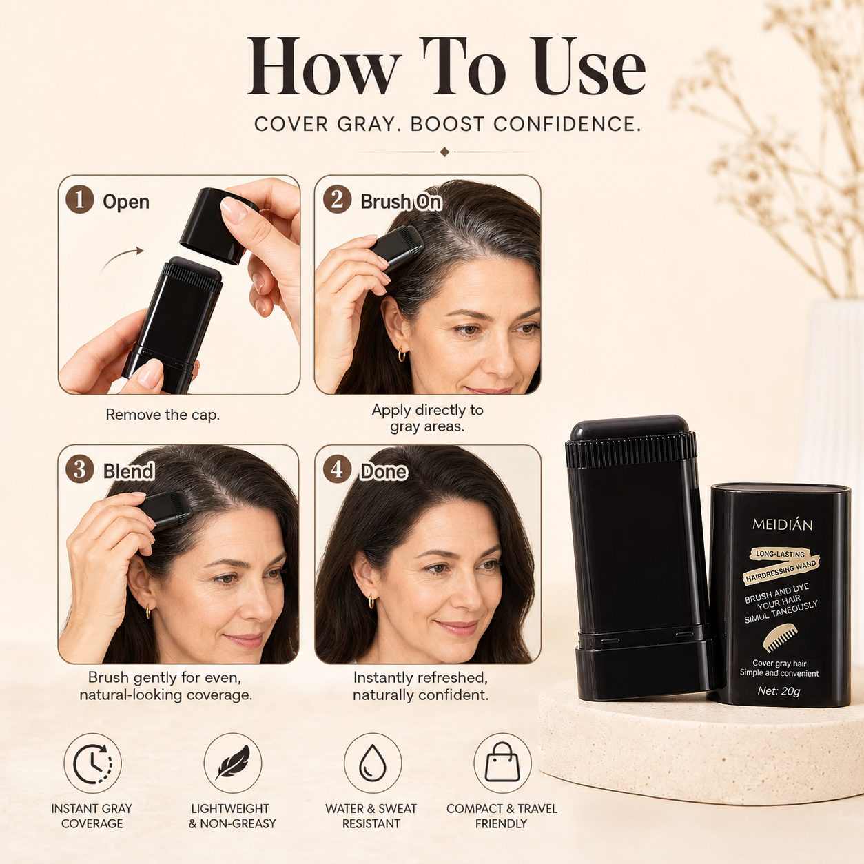 🔥Buy 2 get 1 Free🔥 Cover Gray Hair In Minutes — No Salon Needed thumbnail 4