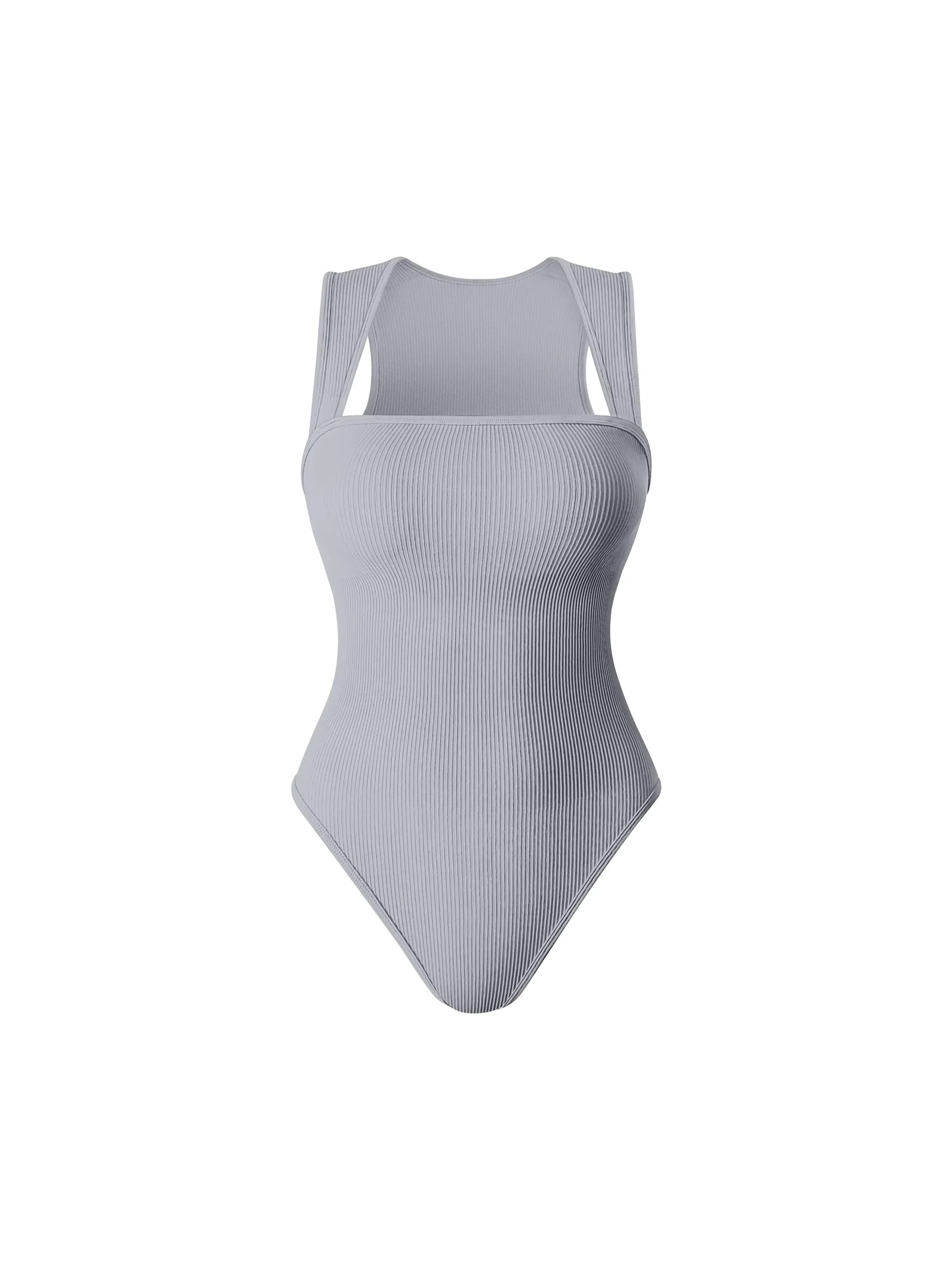 🏆LAST DAY SALE 50% OFF🔥-🎉Sleeveless Tummy Control Tank Tops Bodysuits thumbnail 15