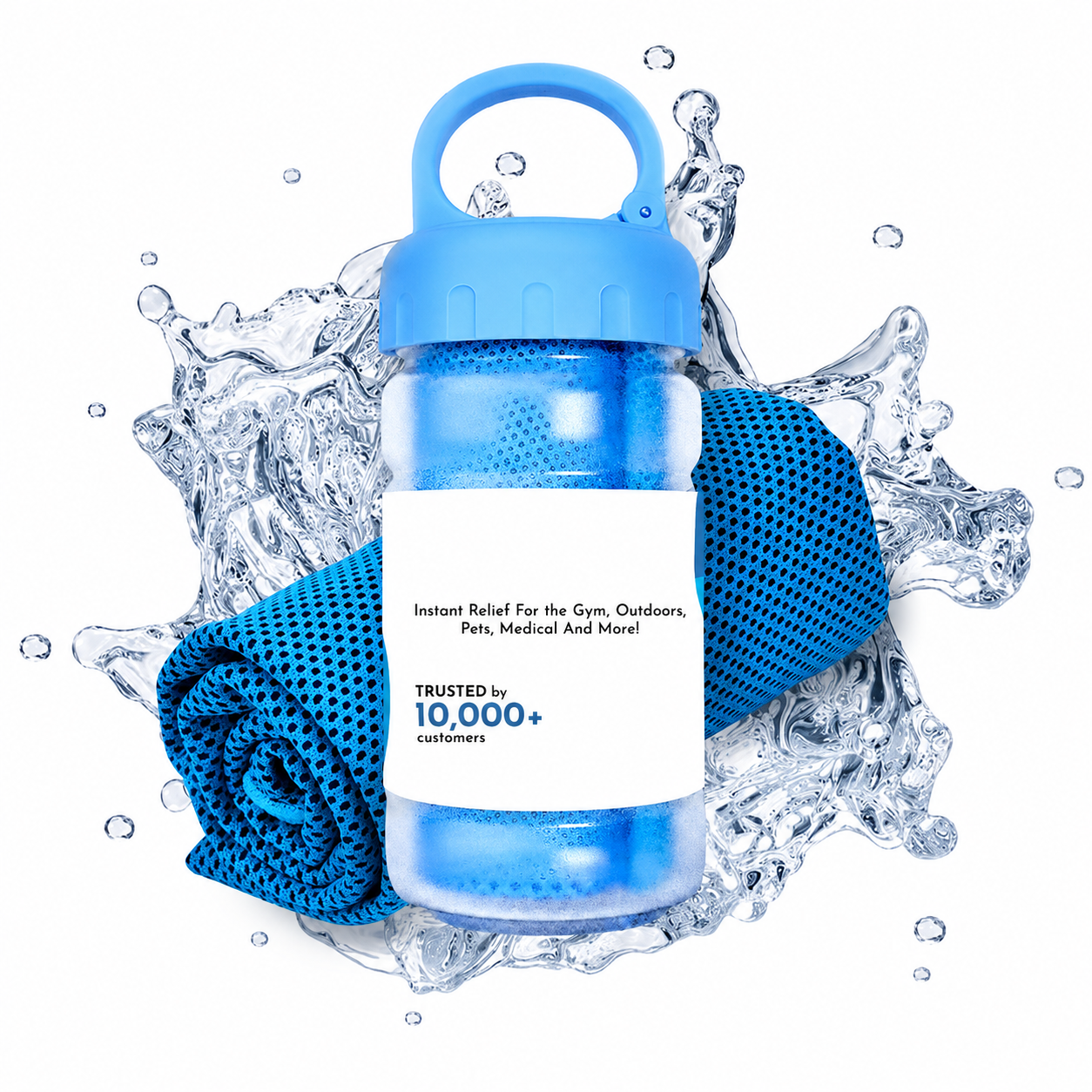 ❄️💦 Stay Cool Anywhere — Portable Reusable Cooling Towel - Image 1