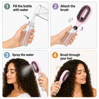 🔥Puff&Comb 2-in-1 Spray Brush 🔥One Brush. Less Frizz. More Bounce. thumbnail 5