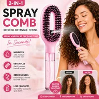 🔥Puff&Comb 2-in-1 Spray Brush 🔥One Brush. Less Frizz. More Bounce. thumbnail 1