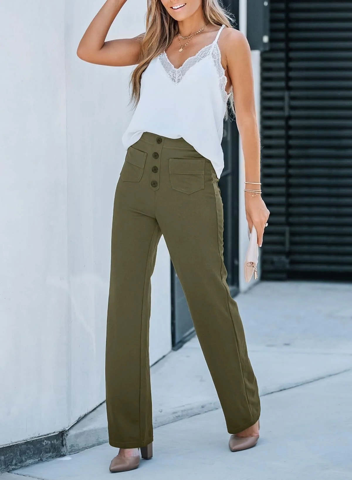 💖2026 NEW TYPE SALE 50% OFF💷Women's Casual High Waist Stretch Pants thumbnail 8