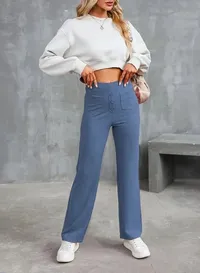 💖2026 NEW TYPE SALE 50% OFF💷Women's Casual High Waist Stretch Pants thumbnail 9