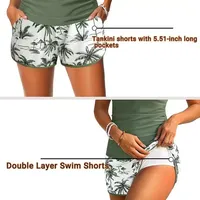🔥LAST DAY 60% OFF🔥 Three Piece Tankini with Shorts🩱 thumbnail 4
