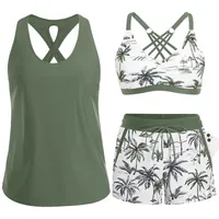 🔥LAST DAY 60% OFF🔥 Three Piece Tankini with Shorts🩱 thumbnail 10