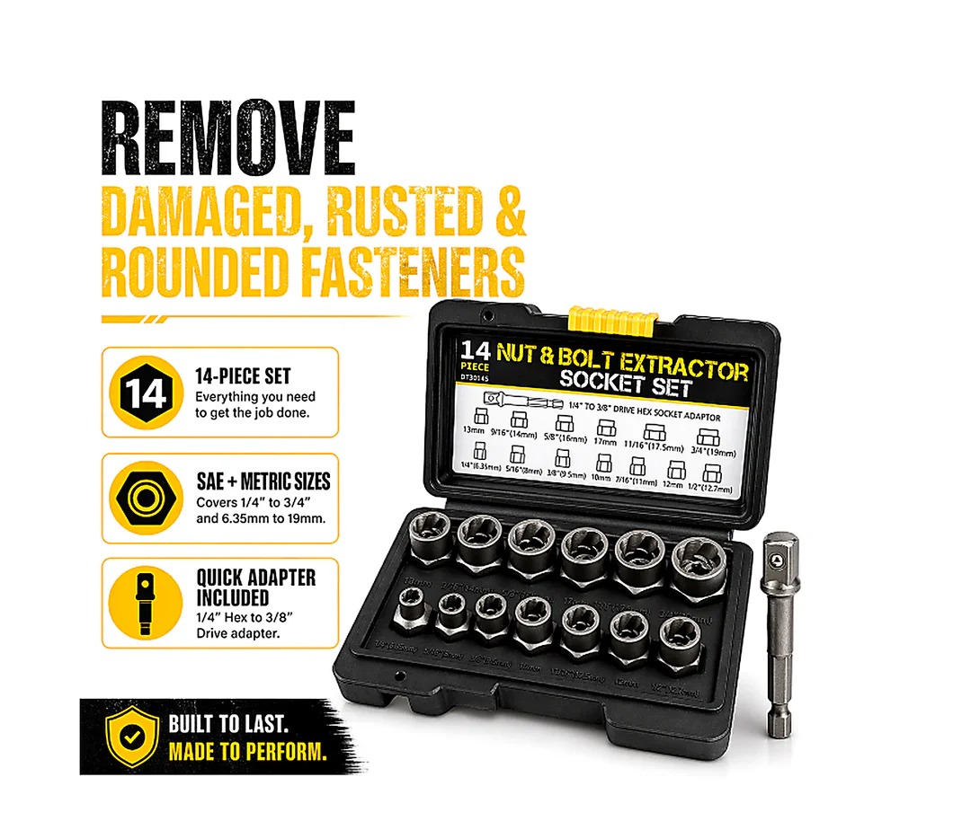 14-Piece Stripped Bolt Extractor Set🔩🔩⚙️ thumbnail 3