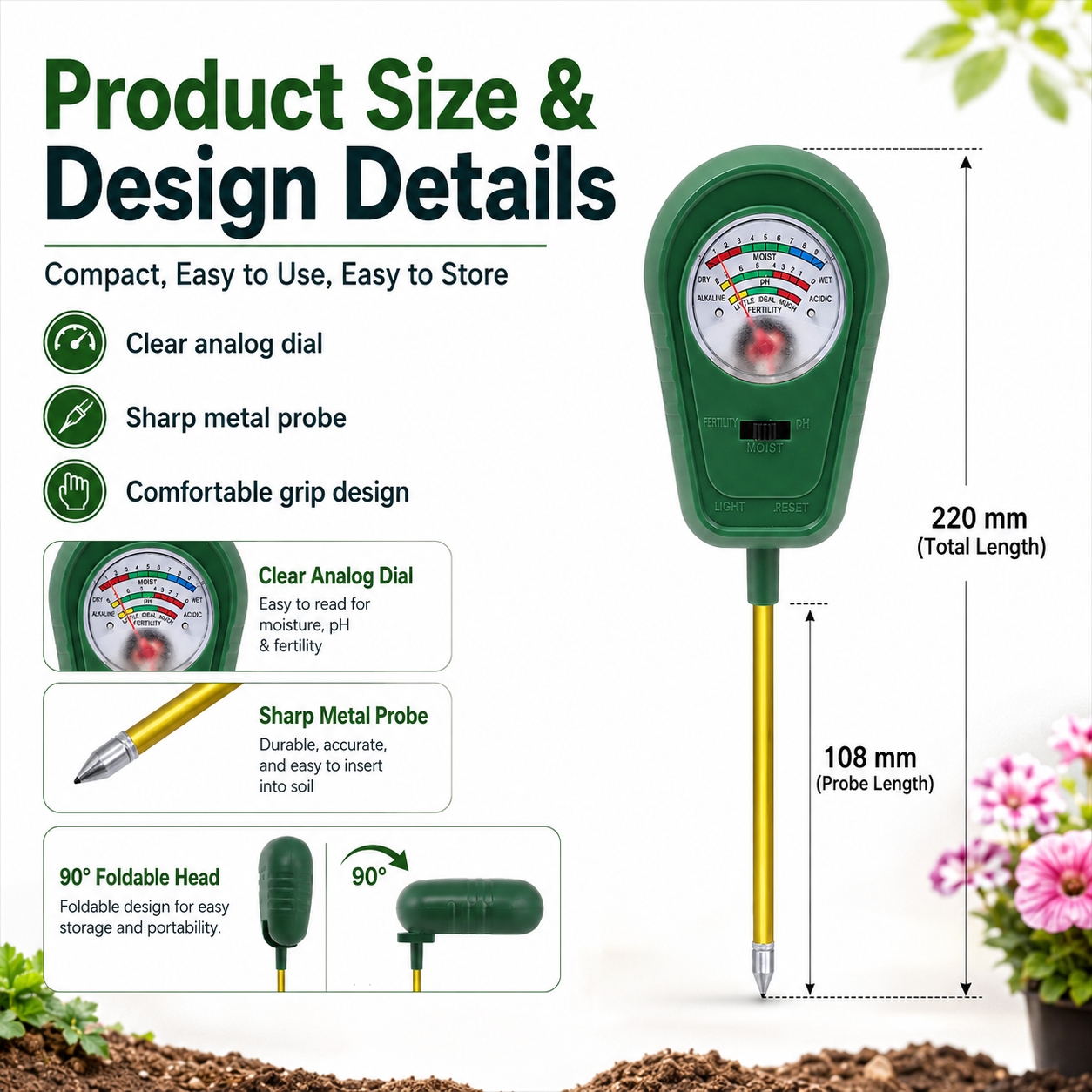 🔥50% OFF + Free Shipping🌱3-in-1 Soil Meter ( Version Update )🌿 thumbnail 8