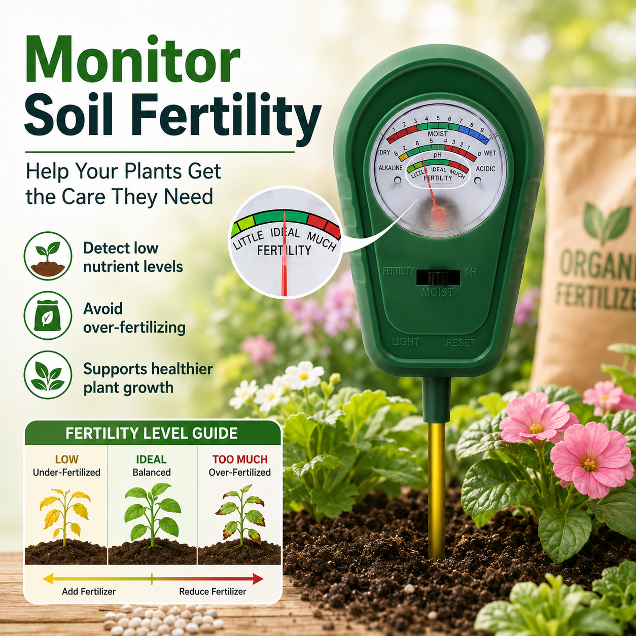 🔥50% OFF + Free Shipping🌱3-in-1 Soil Meter ( Version Update )🌿 thumbnail 7