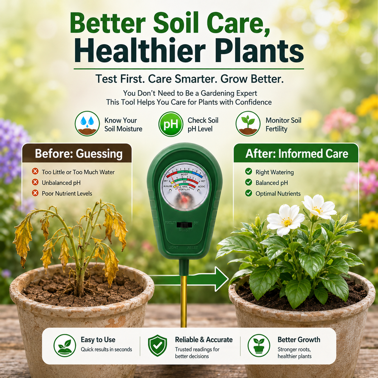 🔥50% OFF + Free Shipping🌱3-in-1 Soil Meter ( Version Update )🌿 thumbnail 2