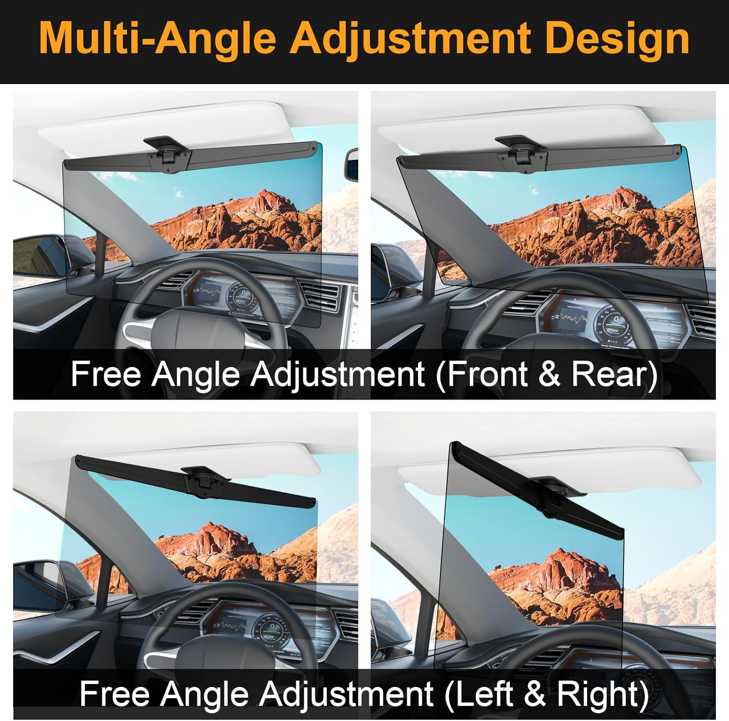 👉 Claim Your 50% Off Now☀️Block Harsh Glare In Seconds - GlareGuard Anti-Glare Driving Visor ⭐ thumbnail 10