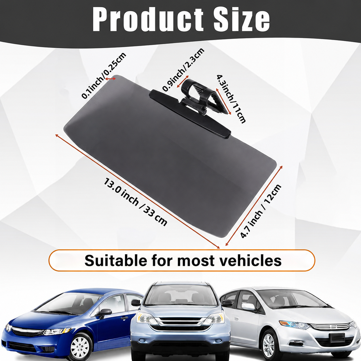 👉 Claim Your 50% Off Now☀️Block Harsh Glare In Seconds - GlareGuard Anti-Glare Driving Visor ⭐ thumbnail 11