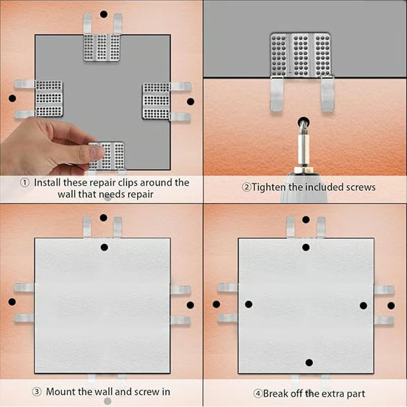 🔥 FLASH SALE: 50% OFF! ⚙️Drywall Fasteners for Damaged Wall Repair thumbnail 3