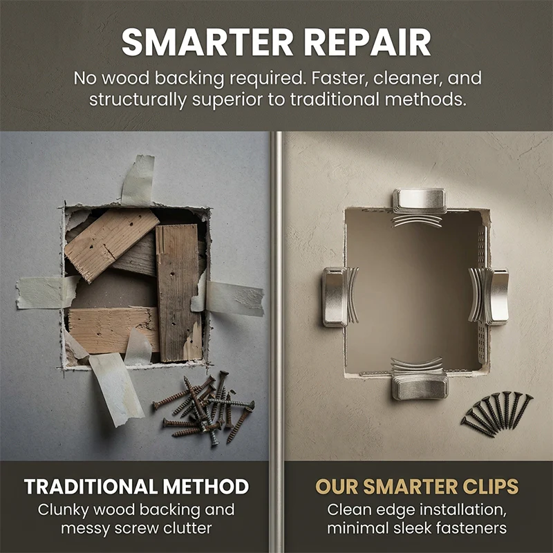 🔥 FLASH SALE: 50% OFF! ⚙️Drywall Fasteners for Damaged Wall Repair thumbnail 8