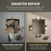🔥 FLASH SALE: 50% OFF! ⚙️Drywall Fasteners for Damaged Wall Repair thumbnail 8