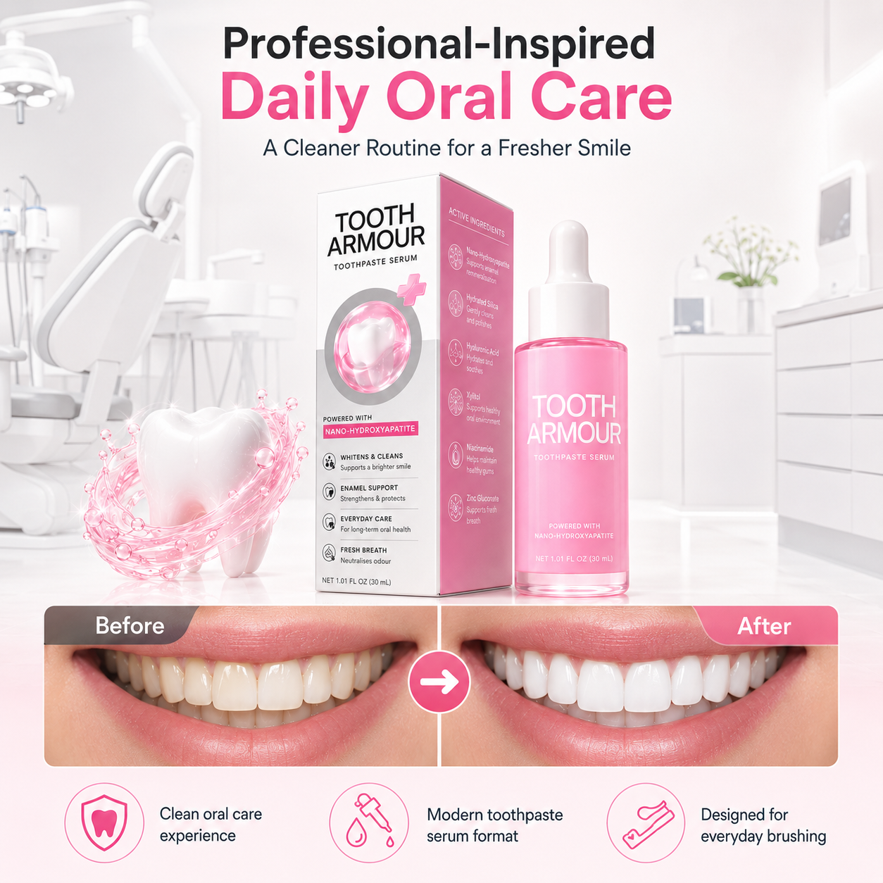🔥50% OFF + Free Shipping🦷Tooth Armour Toothpaste Serum thumbnail 2