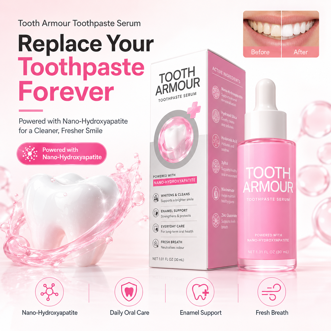🔥50% OFF + Free Shipping🦷Tooth Armour Toothpaste Serum - Image 1