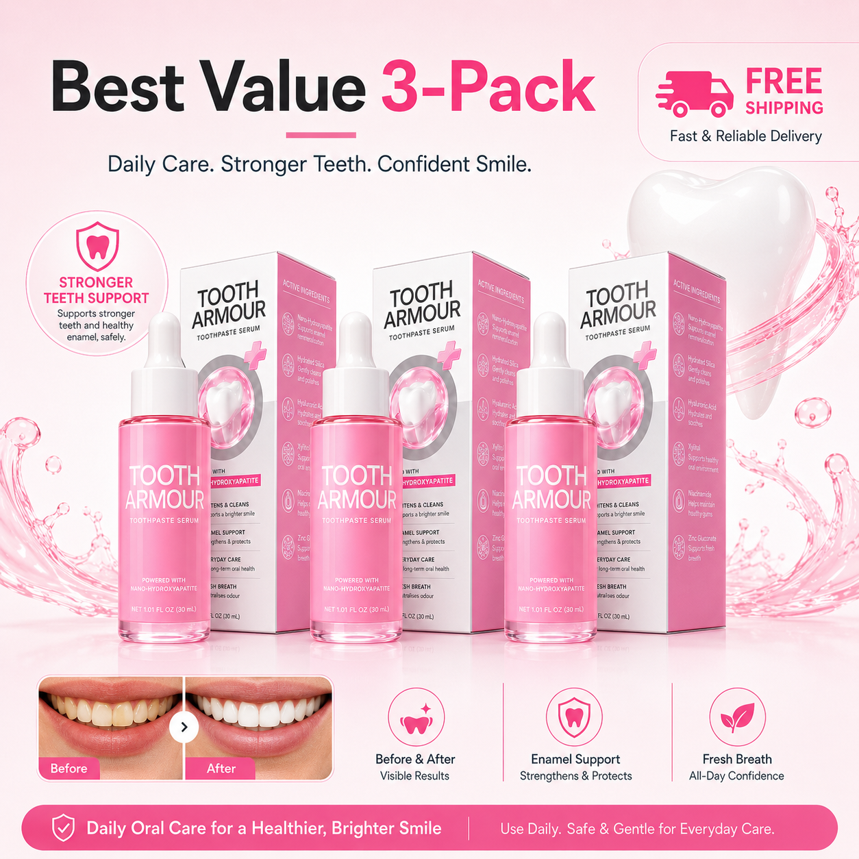 🔥50% OFF + Free Shipping🦷Tooth Armour Toothpaste Serum thumbnail 11