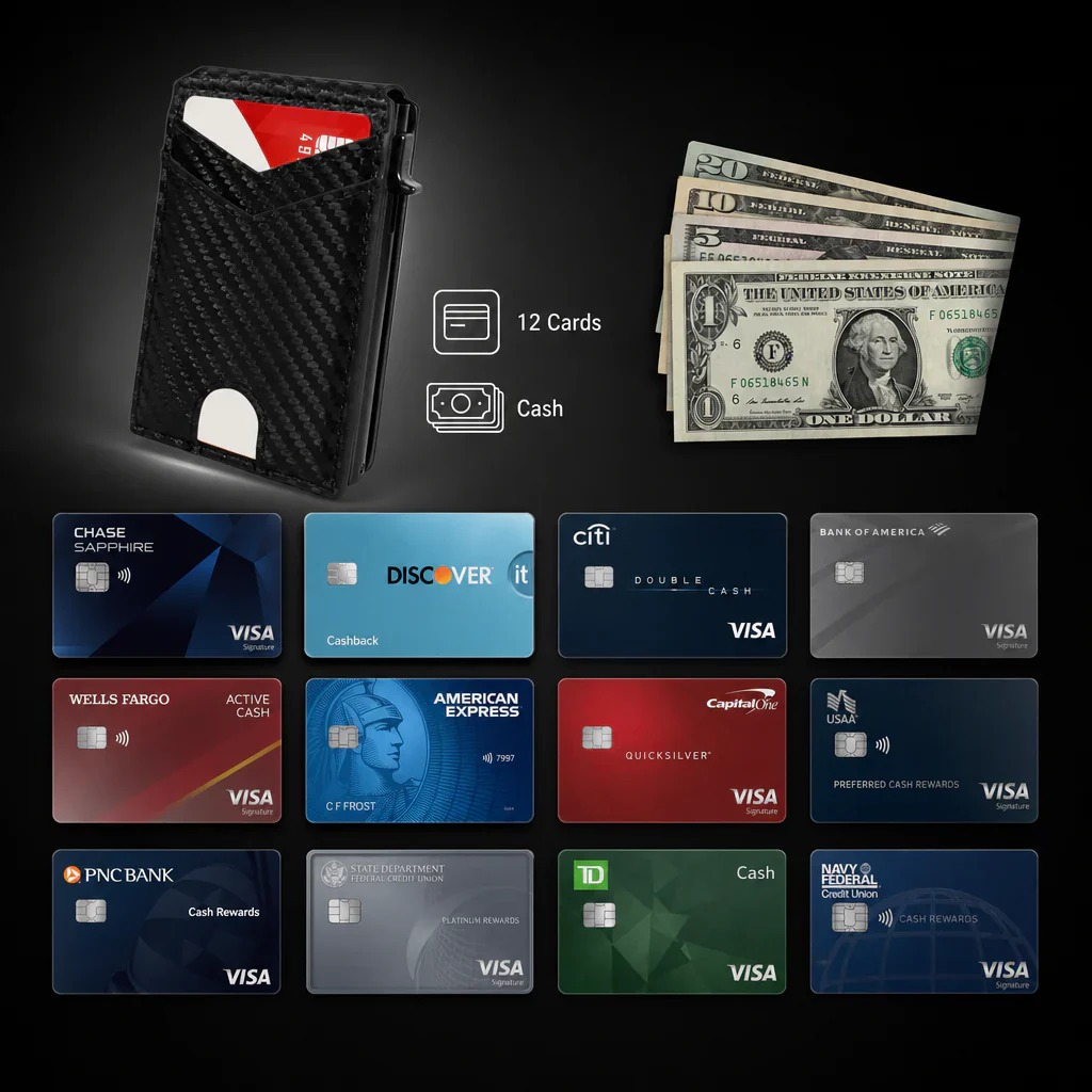 💵 Slim RFID Pop-Up Wallet for Men thumbnail 6
