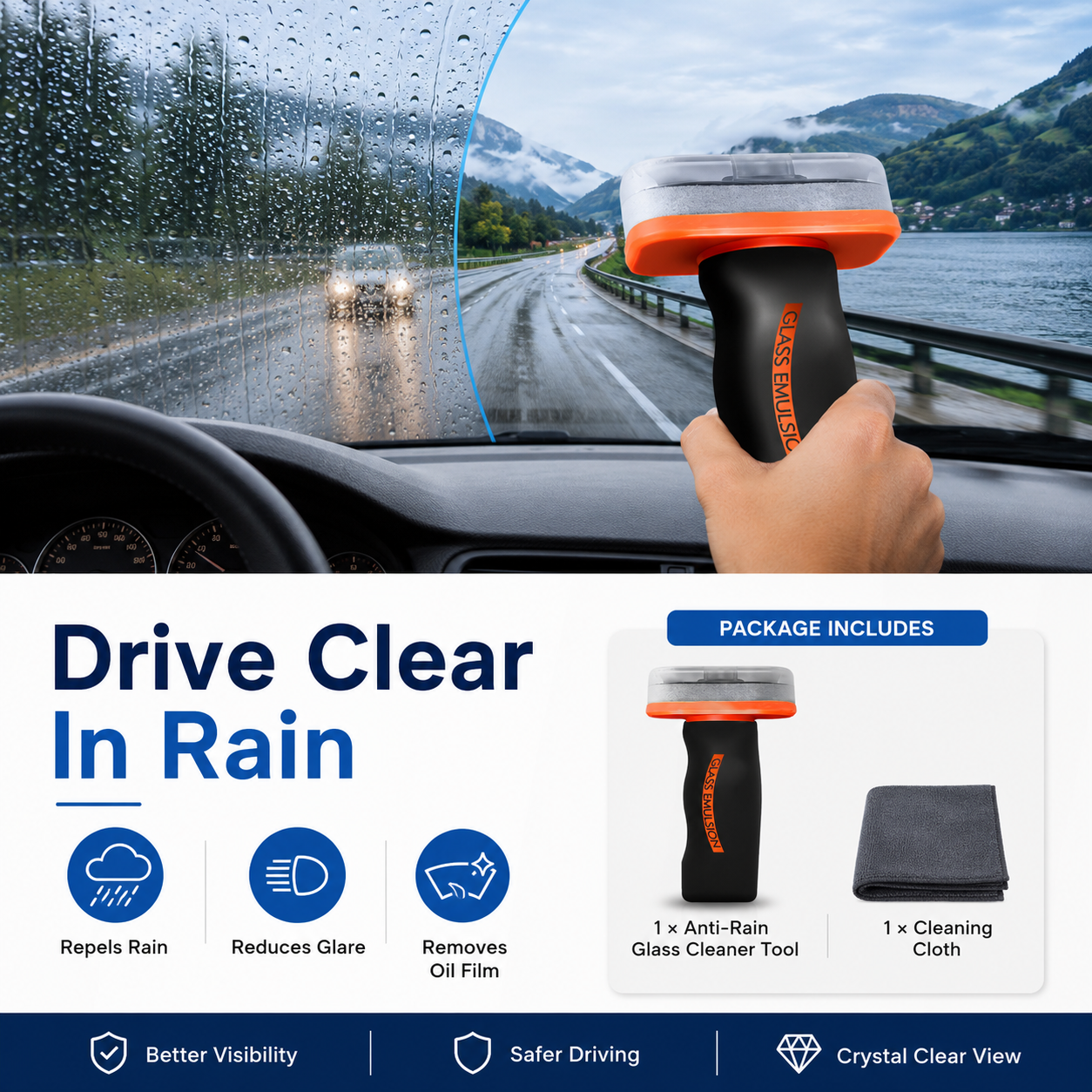 🚗 2026 Anti-Rain Glass Cleaner - Image 1