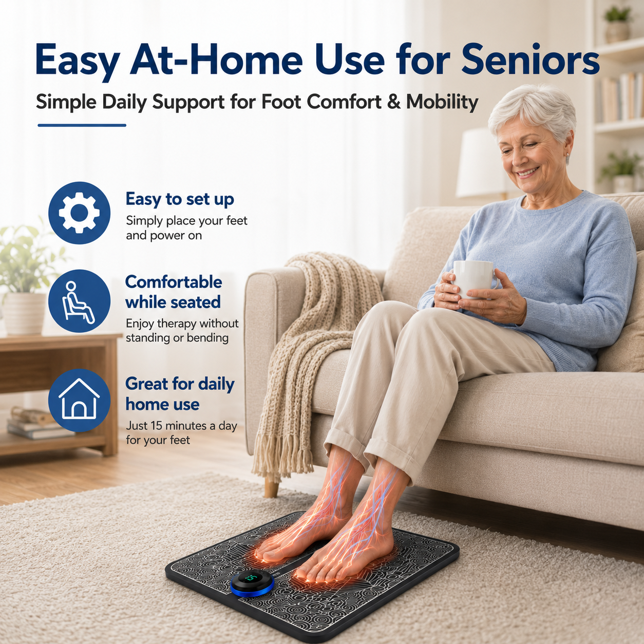 👣 No more constant clinic visits 🛡️ Helps Support Better Circulation, Foot Activation & Daily Comfort thumbnail 2