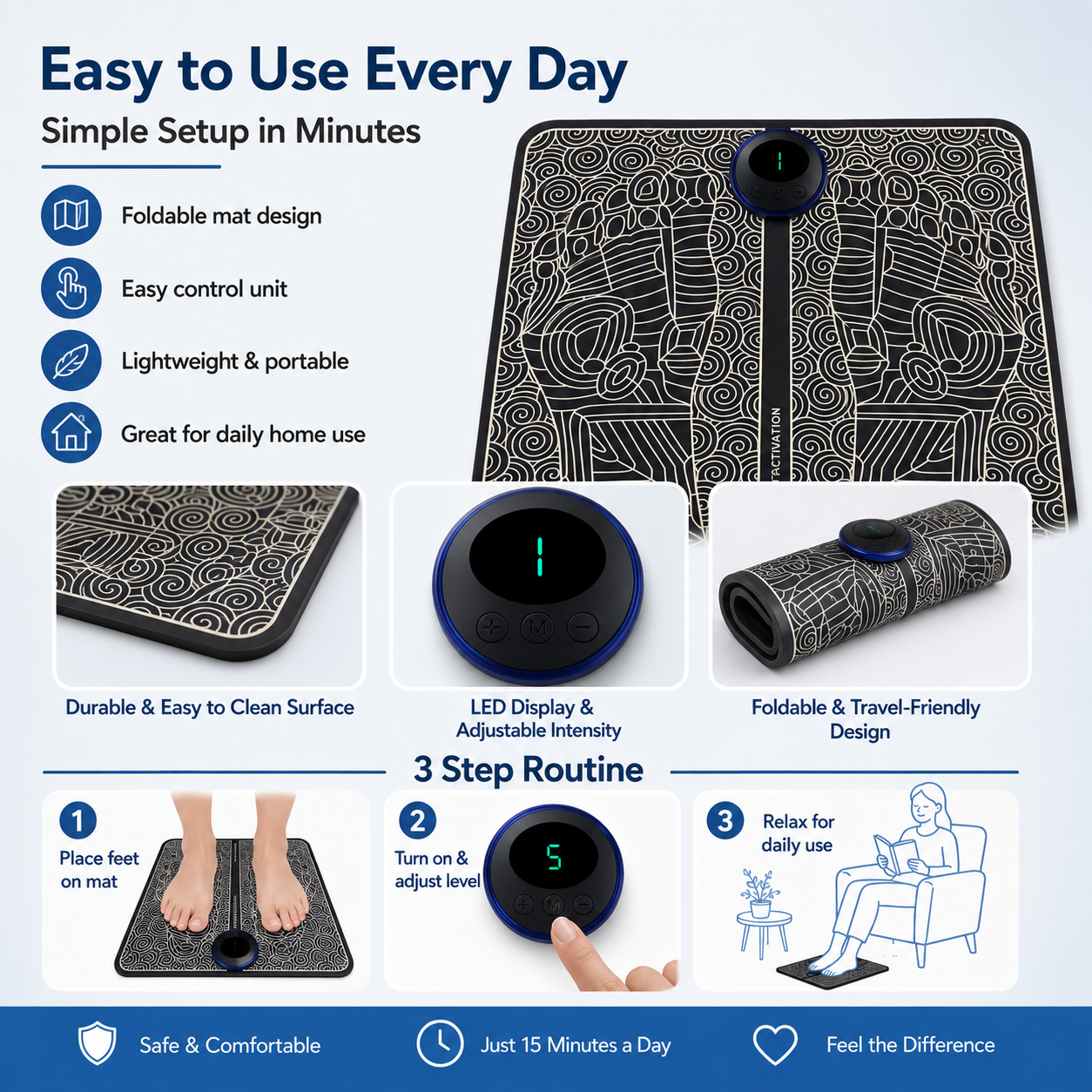👣 No more constant clinic visits 🛡️ Helps Support Better Circulation, Foot Activation & Daily Comfort thumbnail 8