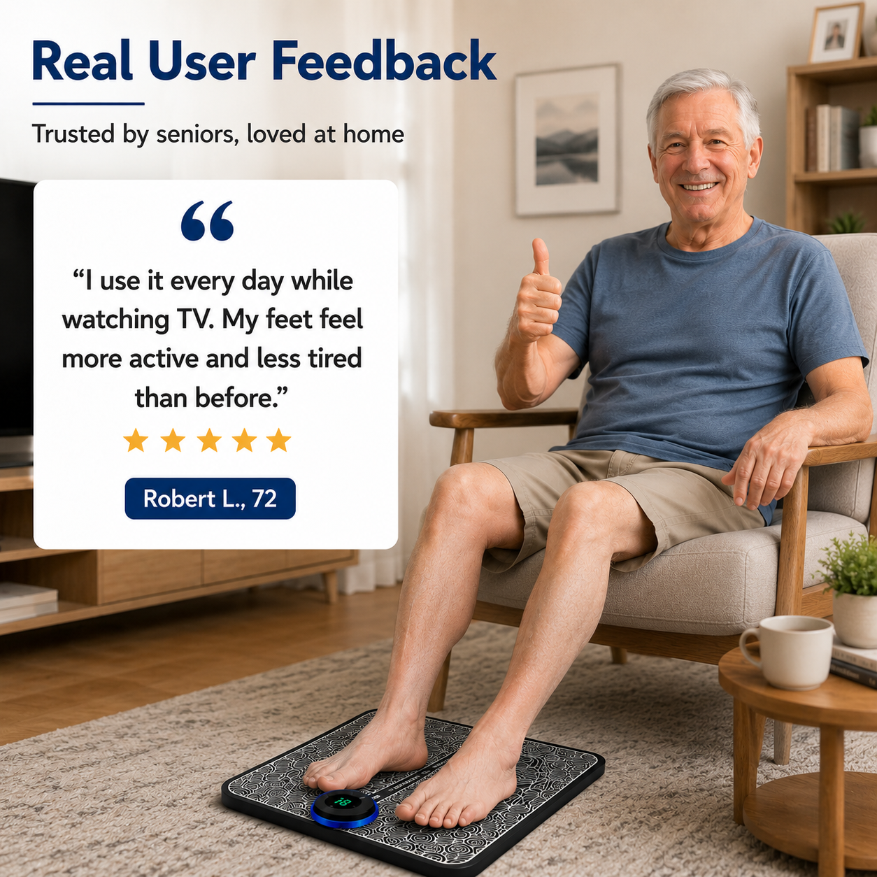 👣 No more constant clinic visits 🛡️ Helps Support Better Circulation, Foot Activation & Daily Comfort thumbnail 7