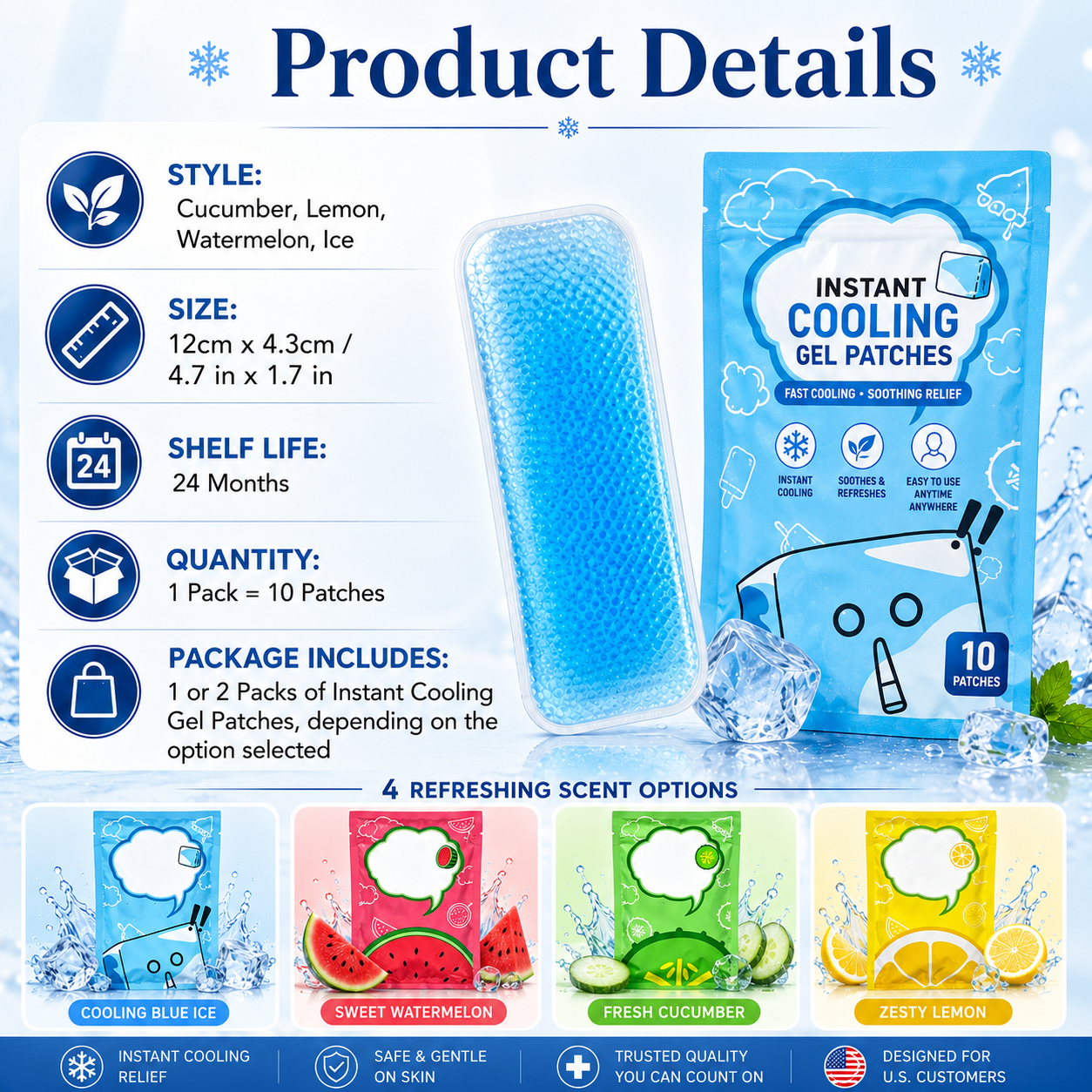 ❄️ Instant Cooling Gel Patches thumbnail 6