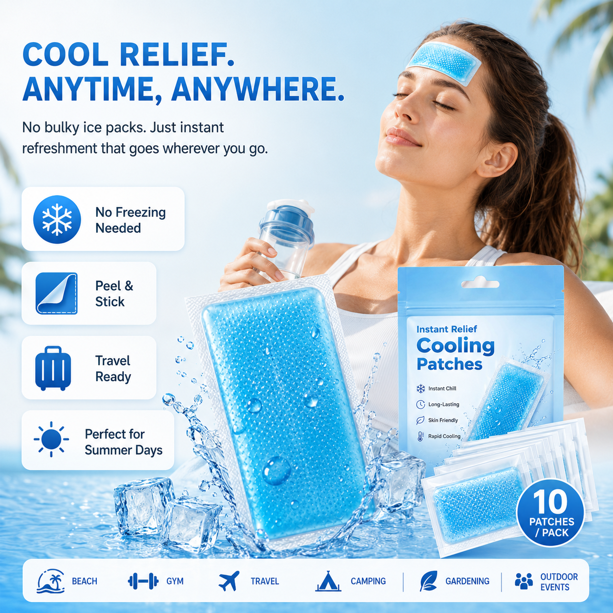 ❄️ Instant Cooling Gel Patches - Image 1