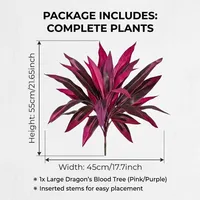 🔥Last Day 50% OFF🔥Artificial Dragon’s Blood Tree Plants thumbnail 3
