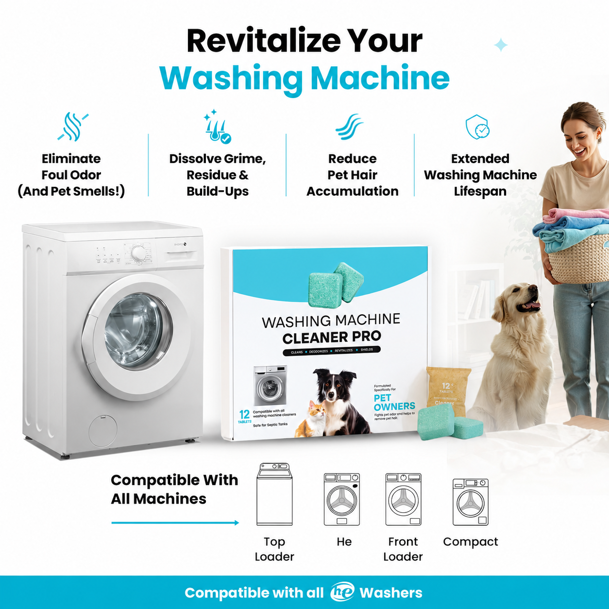 🔥 HOT DEAL SAVE Up To 50% Washing Machine Cleaner🔥 thumbnail 2