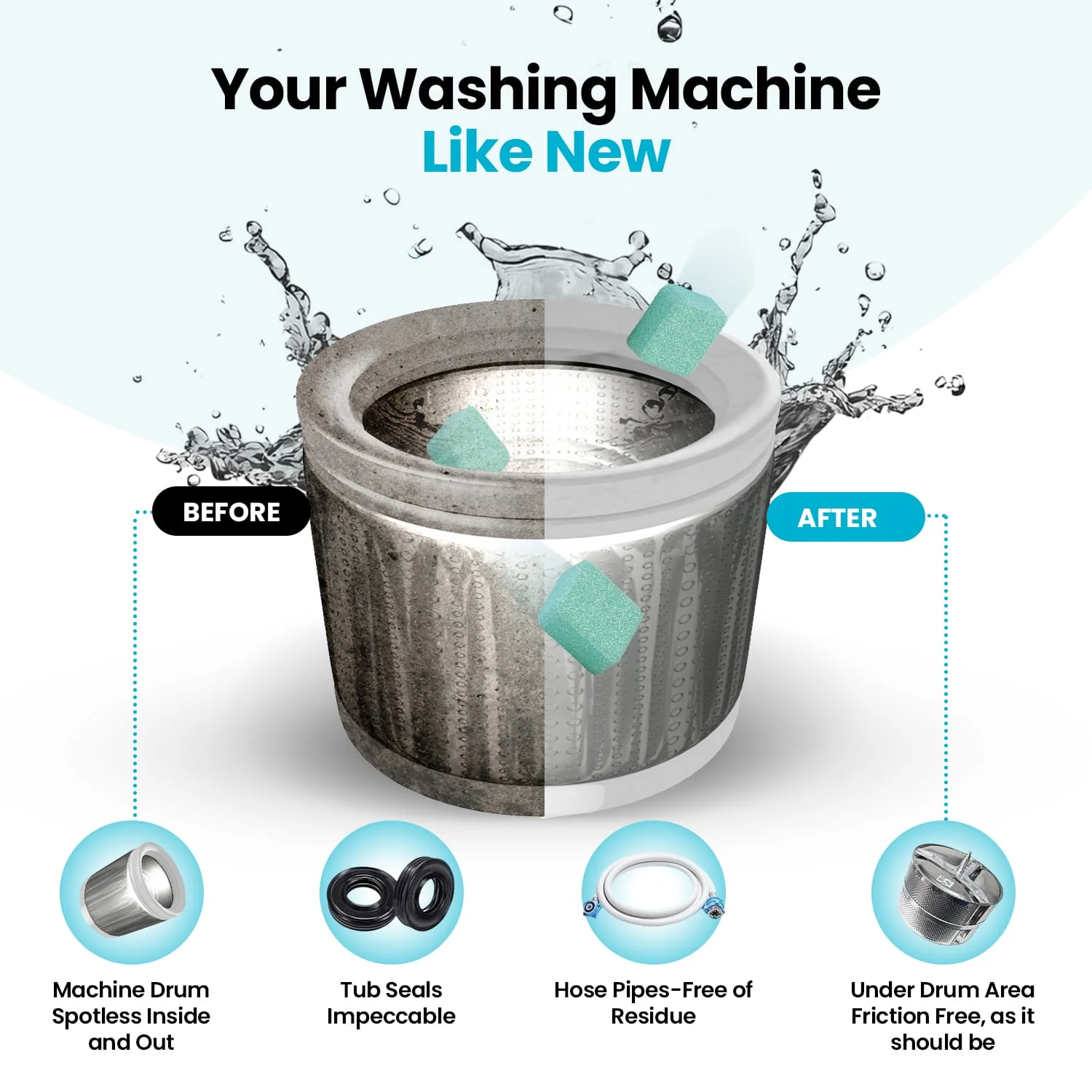 🔥 HOT DEAL SAVE Up To 50% Washing Machine Cleaner🔥 thumbnail 3