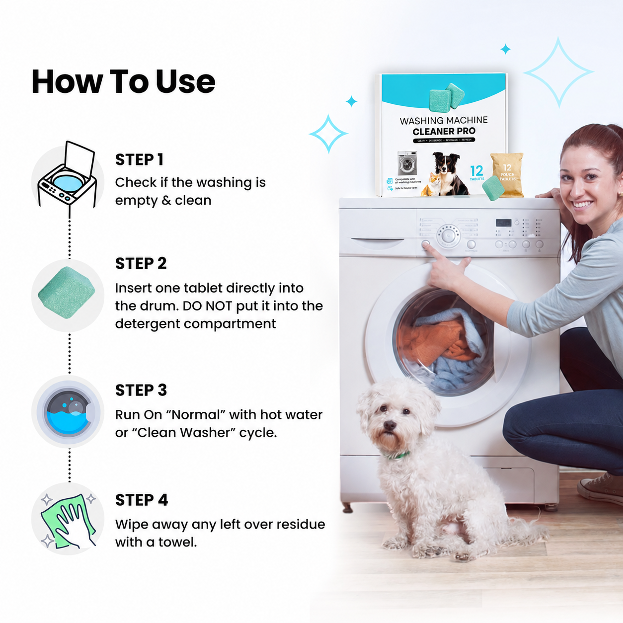 🔥 HOT DEAL SAVE Up To 50% Washing Machine Cleaner🔥 thumbnail 9