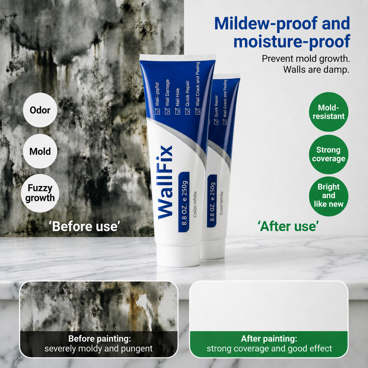 🔥Buy 2 get 1 Free 🚨Save Money On Small Wall Repairs🚨- WallFix Drywall Repair Kit 🏆 thumbnail 4