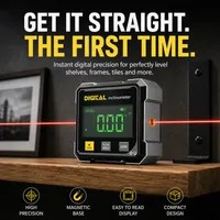 🏠Get It Straight The First Time ⚙️ Digital Laser Inclinometer Level – High-Precision Angle Finder with Magnetic Base thumbnail 1