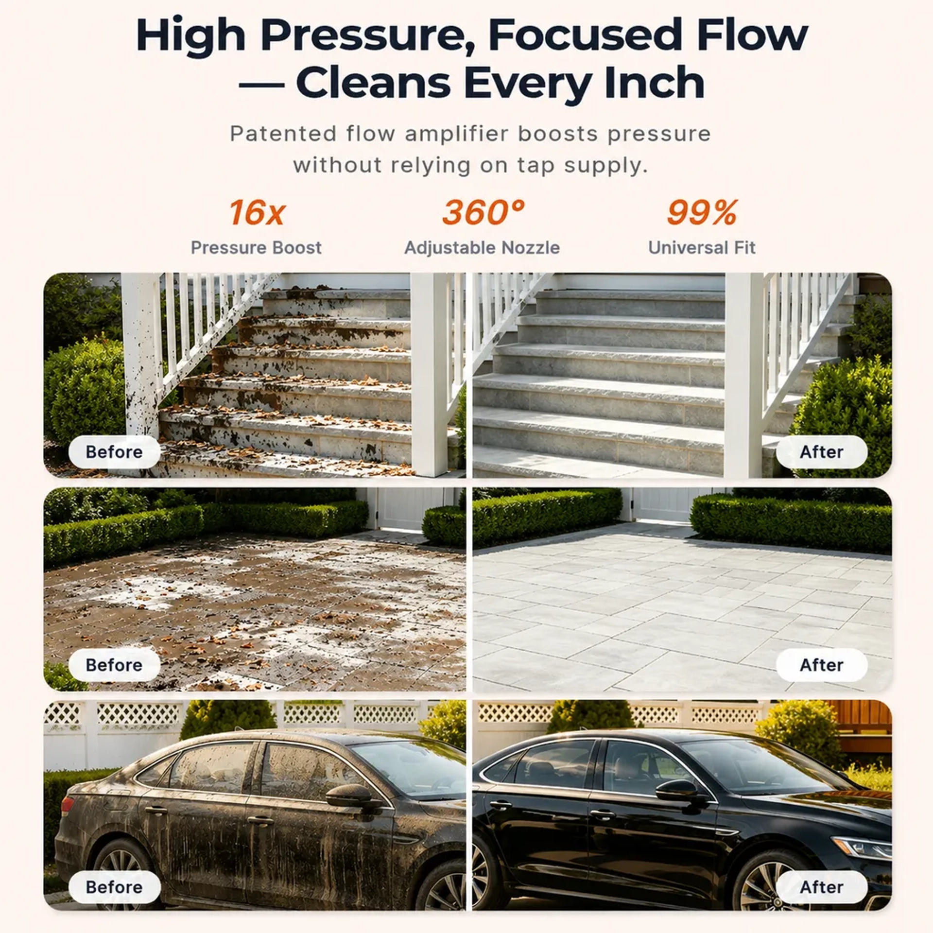 🔥Hot Sales 49% OFF💦Powerful High-Pressure Home Car Wash & Garden Sprayer thumbnail 5