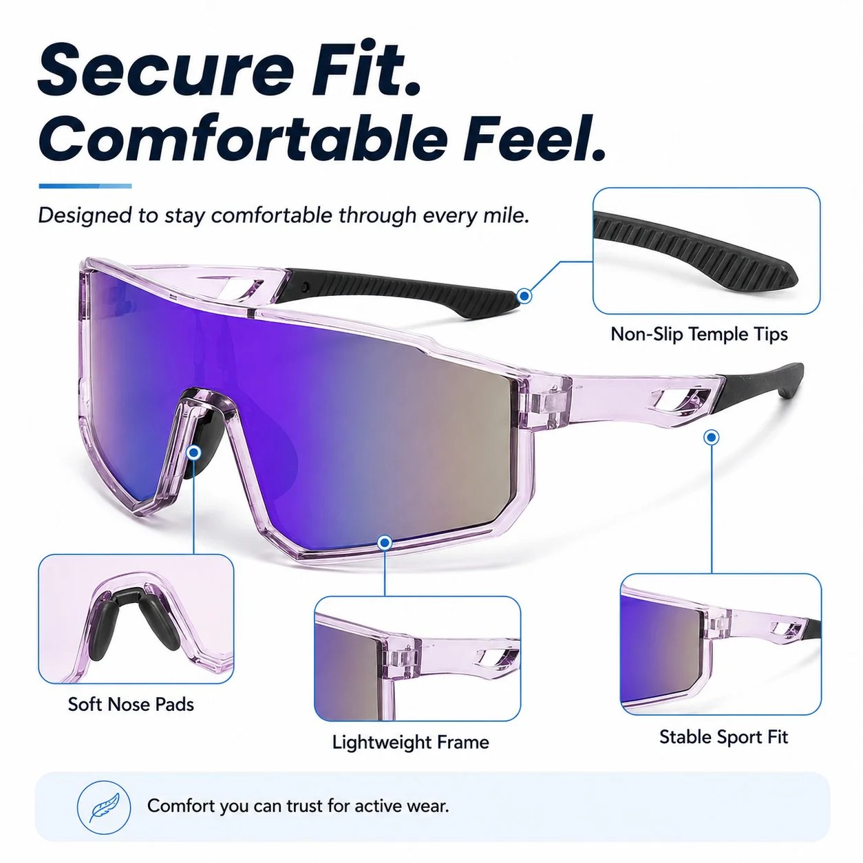 🔥Last Day 50% OFF - The Ultimate Ultra-Lightweight Sports Performance Sunglasses 🕶️✨ thumbnail 7