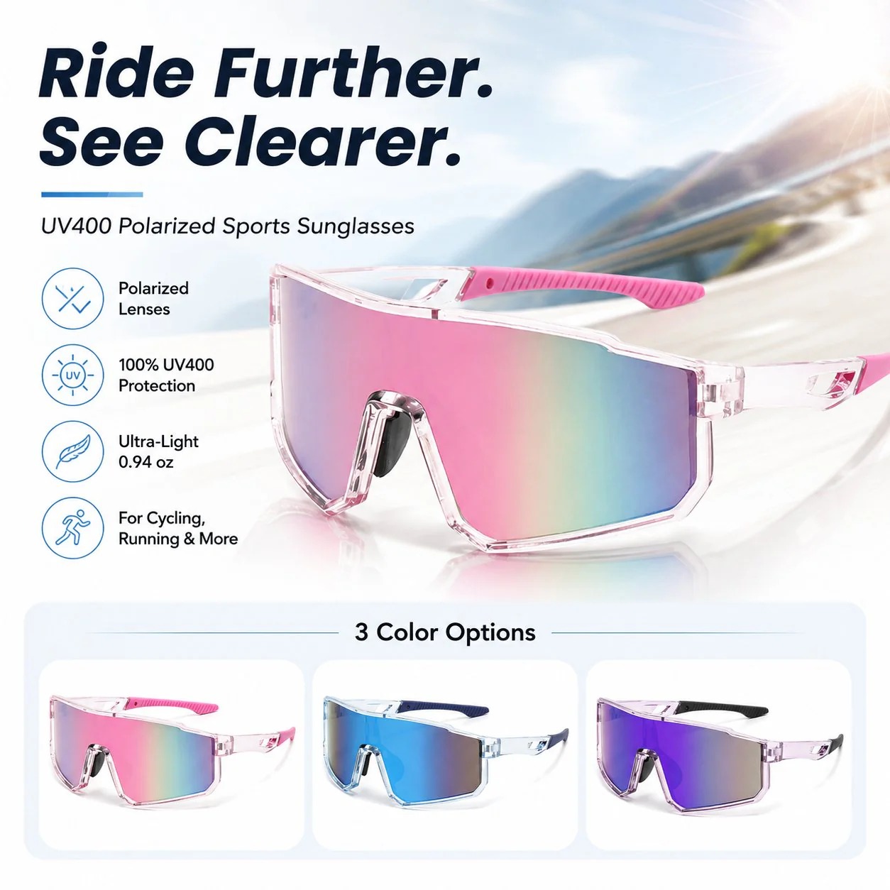 🔥Last Day 50% OFF - The Ultimate Ultra-Lightweight Sports Performance Sunglasses 🕶️✨ thumbnail 6