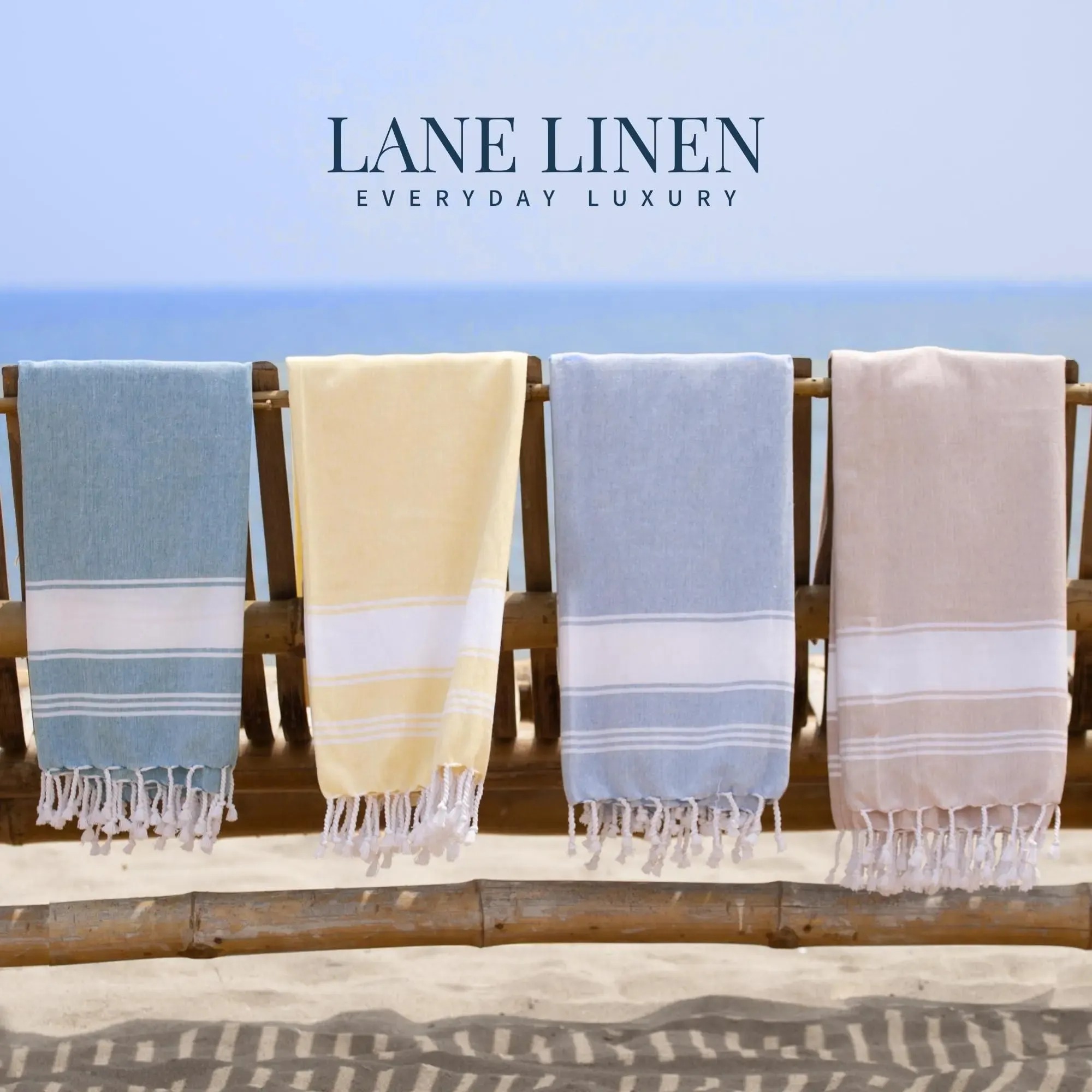 🔥Summer Hot Sale 50%OFF🌴 Lightweight XL Flat-Weave Beach Towel thumbnail 5