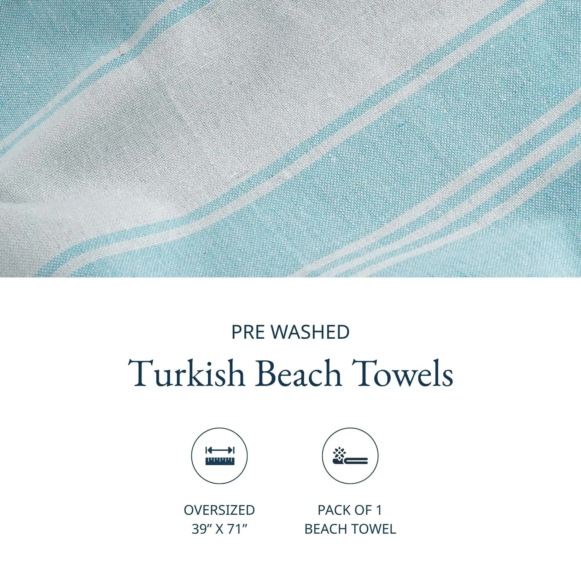 🔥Summer Hot Sale 50%OFF🌴 Lightweight XL Flat-Weave Beach Towel thumbnail 8
