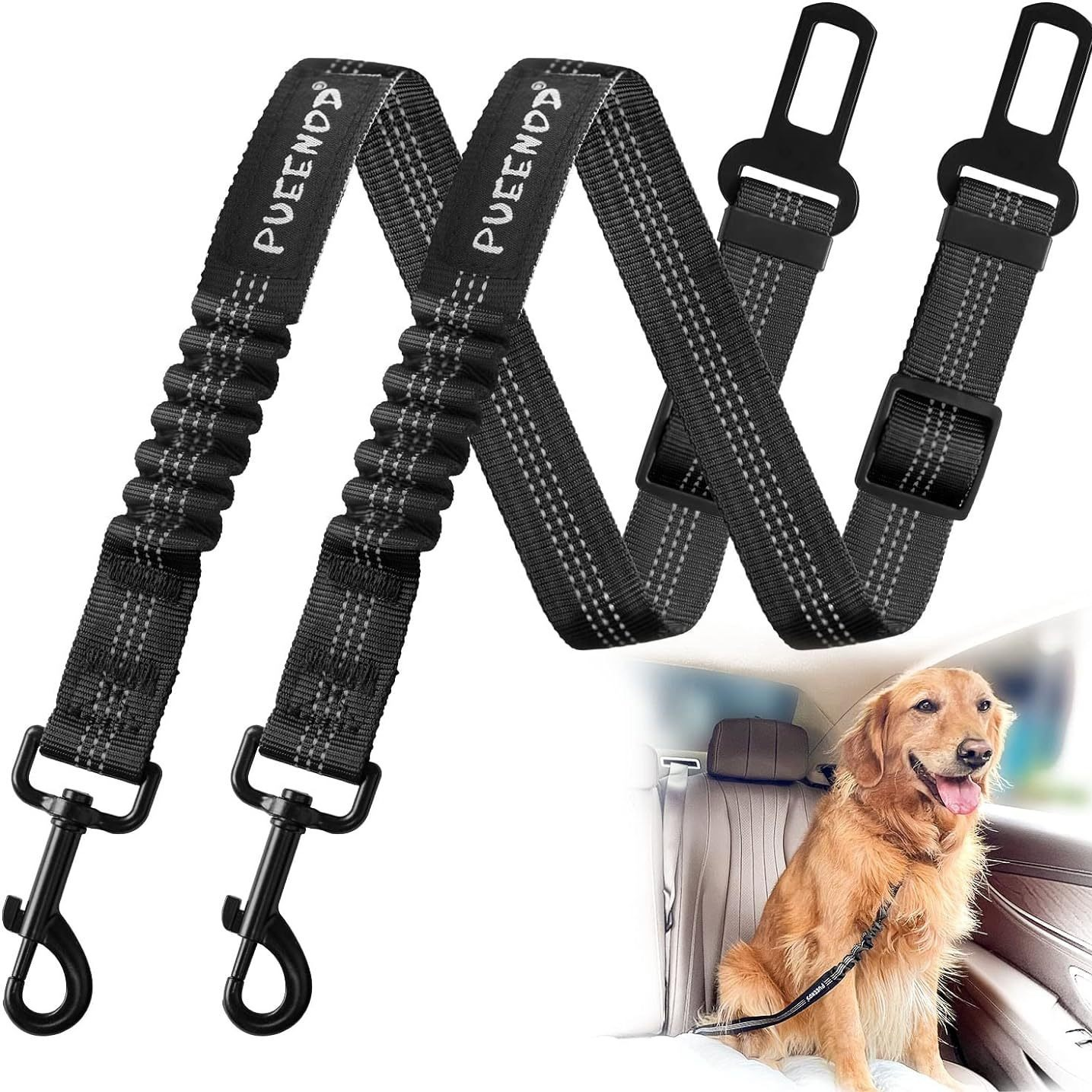 🔥SALE UP TO 60%🔥Keep Your Dog Safe & Secure On Every Ride⭐PawSafe Adjustable Dog Seat Belt thumbnail 2