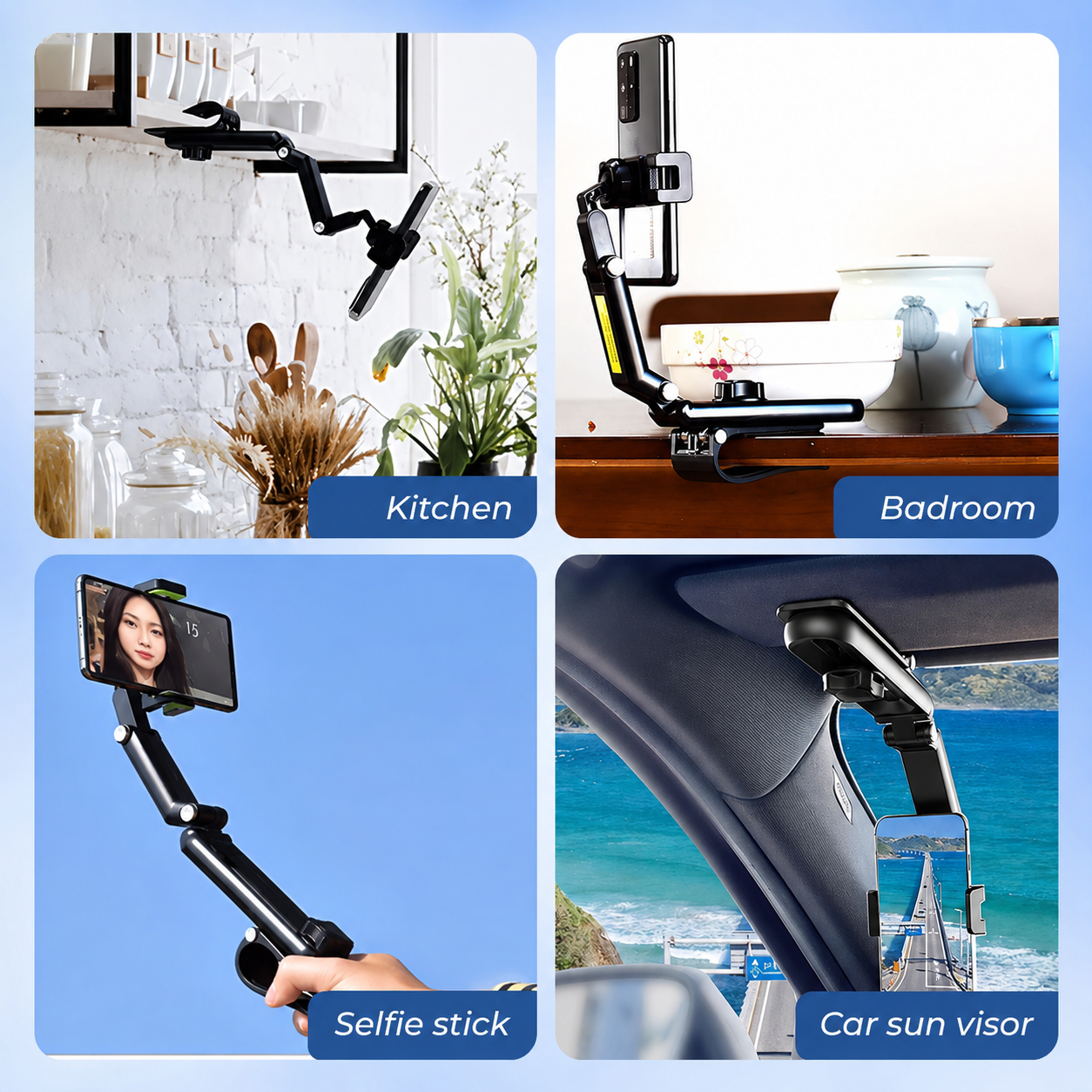🔥Last Day 50% OFF🔥Rotating Car Sun Visor Phone Holder thumbnail 6