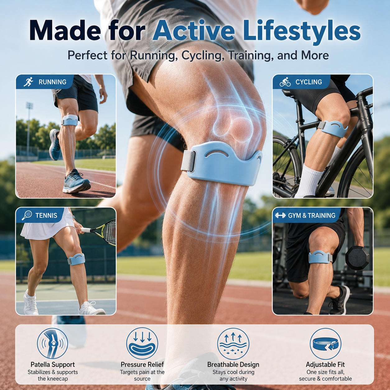 🦵 Move Freely with Targeted Knee Support 🏃 Stay Active Through Every Step thumbnail 6