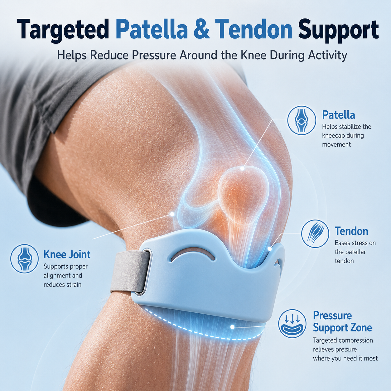🦵 Move Freely with Targeted Knee Support 🏃 Stay Active Through Every Step thumbnail 3