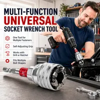 🚗BUY 2 FREE SHIPPING🔥 Multi-Function Universal Socket Wrench Tool thumbnail 1
