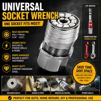 🚗BUY 2 FREE SHIPPING🔥 Multi-Function Universal Socket Wrench Tool thumbnail 2