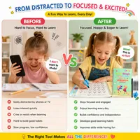 💥LAST DAY SALE 69%OFF💥📚MagicBook | Kids Practice Copybook Set (4Pcs/Set) thumbnail 7
