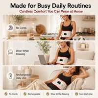 🔥 4-in-1 Waist Care Made Simple for Busy Women ✨ Red Light, EMS, Heat & Vibration Comfort — All in One Belt thumbnail 6
