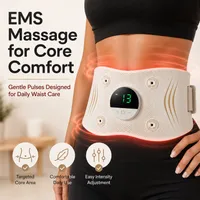 🔥 4-in-1 Waist Care Made Simple for Busy Women ✨ Red Light, EMS, Heat & Vibration Comfort — All in One Belt thumbnail 4